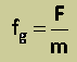 gravitational force