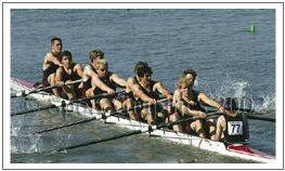 water pushes back oars